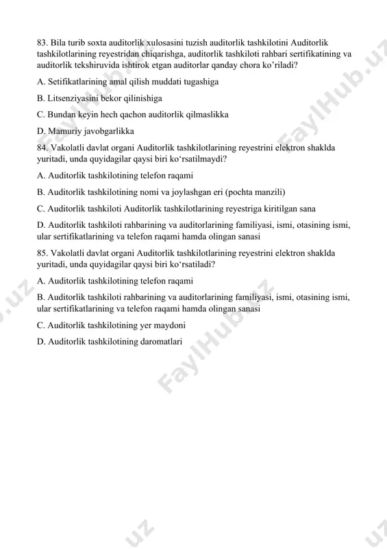 auditorlik tashkilotlari haqida ma’lumotlar - Page 5