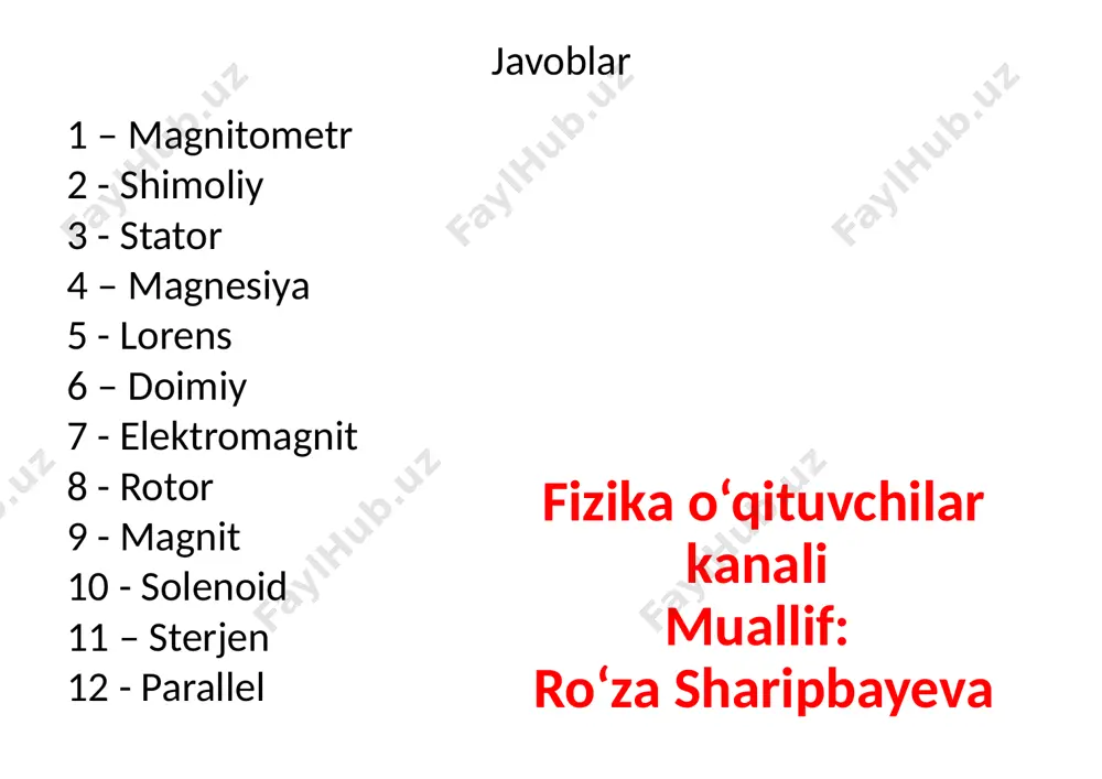 jismlarning magnit xossalarini o’lchovchi asbob - Page 3