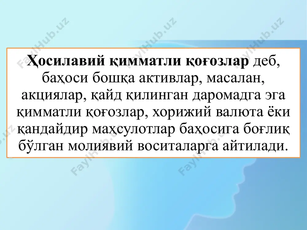 акция ва қимматли қогозлар бозори - Page 5