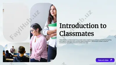 introduction to classmates — PDF