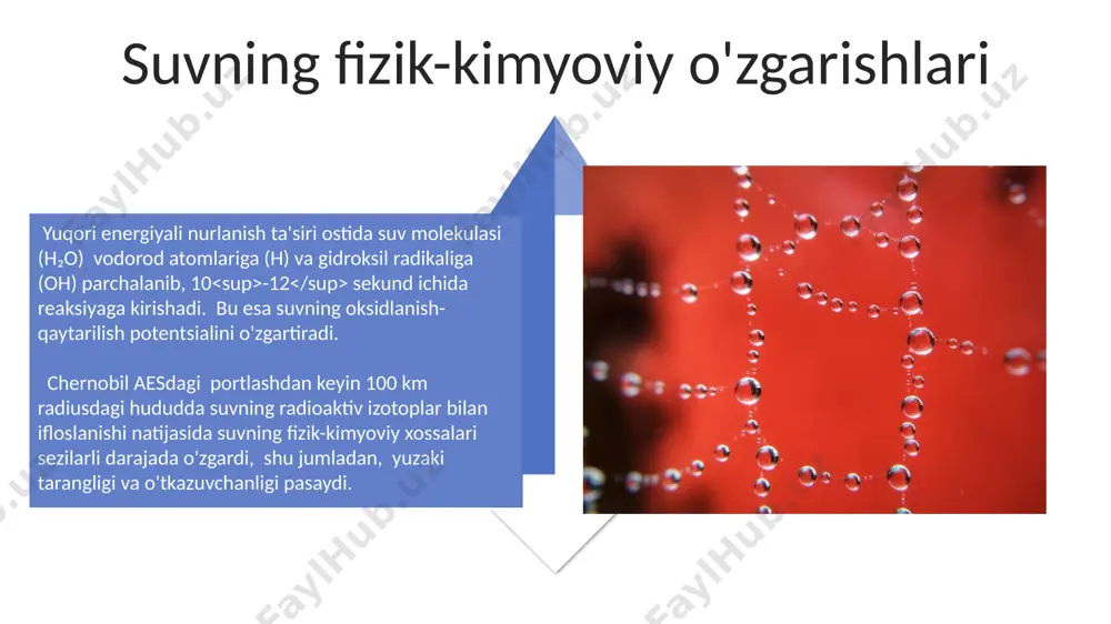 radiatsiani suv molekulasiga bevosita tasiri - Page 4