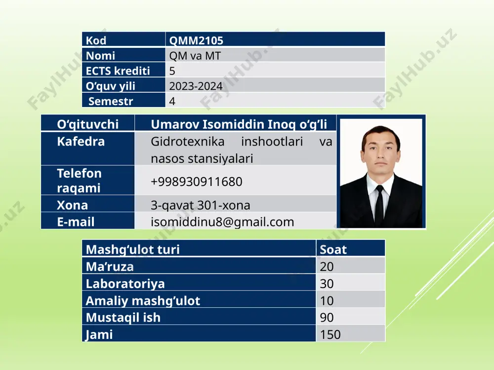 un qurilish materiallari hamda ularni ishlab chiqarish texnologiyasi, ulardan yasalgan buyumlar tarkibini bilish va o’rganish har bir quruvchi mutaxassis uchun muhimdir. kirish fanni o‘qitishdan maqsad - talabalar qurilish materiallari ishlab chiqarishda hom ashyoni tanlashni, xossa va xususiyatlarini aniqlashni, ishlab chiqarishda energiya va resurs tejamkor texnologiyalarni va ularni ishlatish sohalarini belgilash kabi bilim, ko‘nikma va malakalarni shakllantirishdir. fanning vazifalari: - talabalarga import o‘rnini bosuvchi va eksportga yo‘naltirilgan qurilish materiallar va buyumlar ishlab chiqarishni tashkil etish; - ishlatilish sohalariga ko‘ra munosib materiallar va buyumlarni tanlash; - materiallar va buyumlar ishlab chiqarishda va ishlatishda energiya va resurs tejamkorlikni ustivor deb hisoblash. o‘quv fanining maqsadi va vazifalari qurilish materiallari ishlab chiqarish ularni xalq xo‘jaligida ishlatishning o‘ziga xos tarixi bor. juda qadimgi va eng ko‘p gil qurilish materiali sifatida insoniyat taraqqiyoting boshlang’ich davridayoq ishlatilgan. vaqt o‘tishi davomida insoniyat har xil shaklli buyumlar tayyorlash va ularning mustahkamligini oshirish maqsadida quritish va kuydirishni o‘rgangan. sopol buyumlar ishlab …