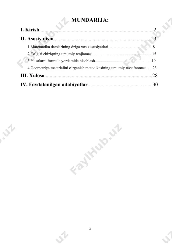 bilimlar tizimida tarkiban qóshilib, son, arifmetika amallar va matematik munosabatlar haqidagi tushunchalarning yuqoriroq darajada ózlashtirilishida imkoniyat beradi. snunday qilib, boshlanğich matematika kursi óz tuzilishi bóyicha uch fanni óz ichiga olgan butun kursdir, unda arifmetik, algebralik va geometrik materialdan iborat qismlarni farq qilish kerak. «metodika»-grekcha sóz bólbi, «metod» degani «yól», «uslub» degan ma’nolarni anglatadi. matematika boshlanğich ta’lim metodikasining predmeti qóyidagilardan iborat: 1.matematika óqitishdan kózda tutilgan maqsadlarni asoslash. 2.matematika óqitish mazmunini ilmiy ishlab chiqish. 3.óqitish metodlarini ilmiy ishlab chiqish. 4.óqitish vositalarini darsliklar, didaktik materiallar, kórsatma-qóllanmalar va texnik vositalarni ishlab chiqish. asosiy qism. ta’limni tashkil qilishni ilmiy ishlab chiqish. matematika óqitish metodikasi boshqa fanlar eng avvalo matematika fani ózining bazaviy fani bilan uzviy boğliq. matematika óqitish metodikasi umumiy matematika metodikasiga boğliq. umumiy matematika metodikasi tomonidan belgilangan qonuniyatlar kichik yoshdagi óquvchilarning yosh xususiyatlarini hisobga olgan holda boshlanğich matematika óqitish metodikasi tomonidan ishlatiladi. boshlanğich matematika óqitish metodikasi pedagogika fani bilan uzviy boğliq bólib, uning qonuniyatlariga …