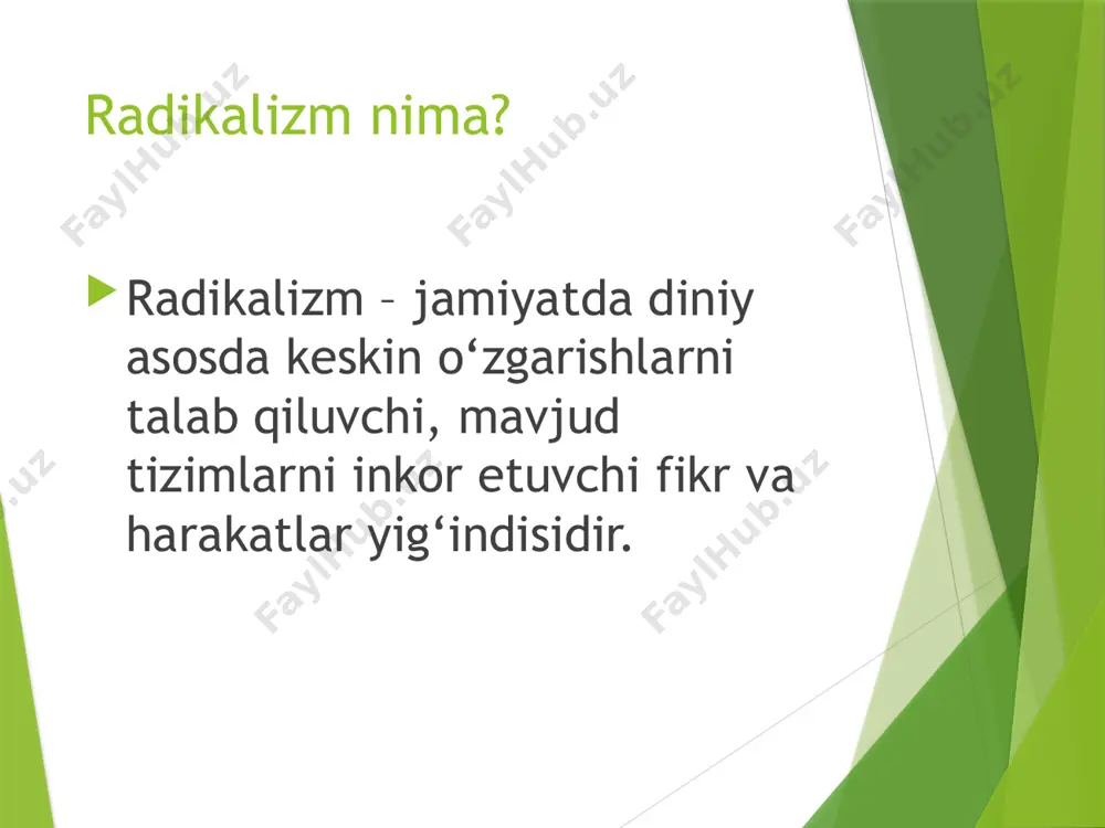 diniy fundamentalizm, radikalizm va terrorizm - Page 4