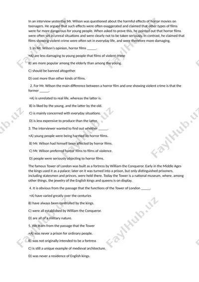 the tower of london — DOCX