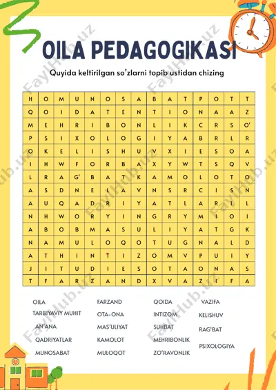 oila pedagogikasi — PPTX