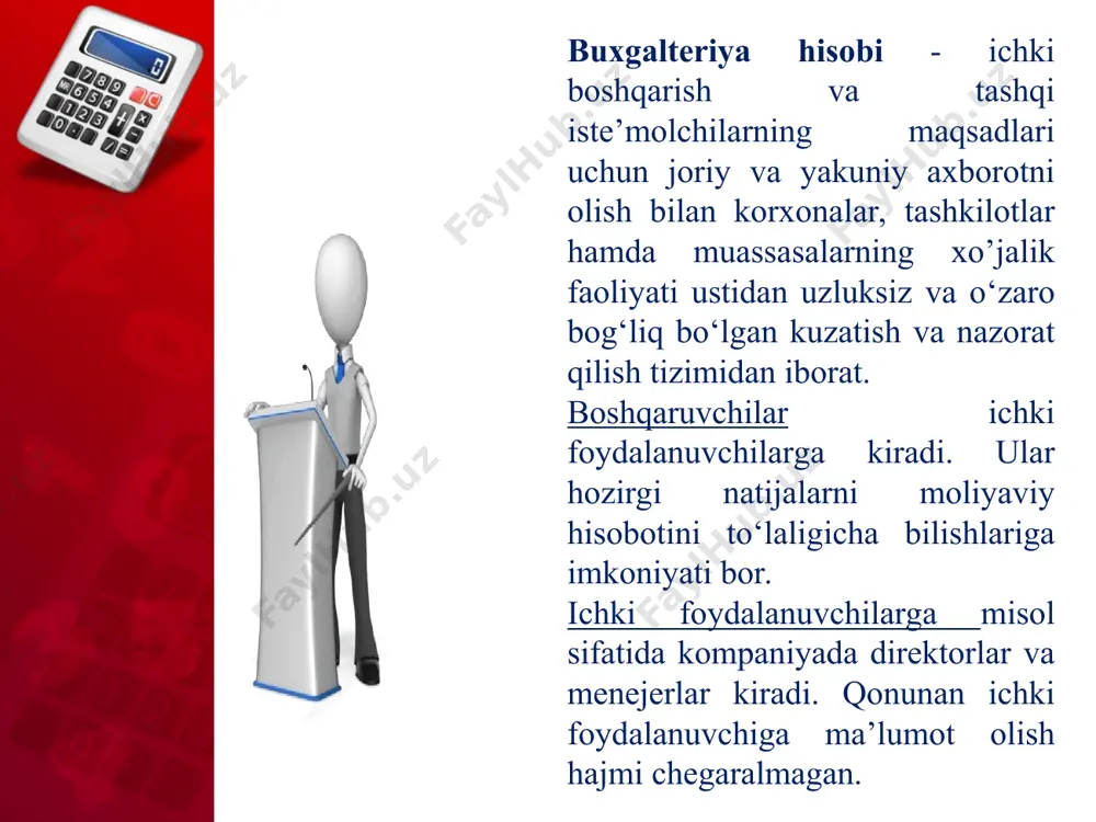 "buxgalteriya hisobi fanining predmeti va usullari" - Page 5