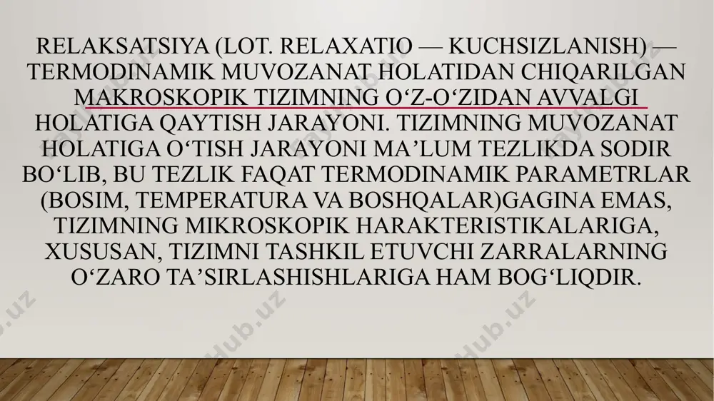 liyat dasturlariga “o‘zini o‘zi sozlash” uchun yuqori darajadagi o‘z o‘ziga singdirish texnikasidan foydalanish. relaksatsiya holati jarayonida tiklanish effektlarini eksperimental tadqiq qilish fuqarolar yig`ini- fuqarolar o`zini o`zi boshqarishining yuqori organi bo`lib, aholi manfaatini ifodalash va uning nomidan tegishli hududda amal qiluvchi qarorlar qabul qilish huquqiga ega. fuqarolar yig`inida 18 yoshga to`lgan hamda shaxarcha, qishloq, ovul va maxilla hududida doimiy yashayotgan shaxslar qatnashadi. “fuqarolarning o`zini- o`zi boshqarish organlari to`g`risida”gi yangi tahrirdagi qonunda shaharcha, qishloq, ovul fuqarolar yig`ini va shahardagi mahalla fuqarolar yig`ini vakolatlari ko`rsatilgan.fuqarolar yig’inining qarorlari bajarish va fuqarolar o`zini –o`zi boshqarish organlarining fuqarolar yig`nlari oraliq davridagi joriy faoliyatini amalga oshirish uchun fuqorolar yig`ining raisi (oqsoqoli), uning maslahatchilari, fuqarolar yig`ini faoliyatining asosiy yo`nalishlari bo`yicha komissiyalarning raislari va yig`inning mas’ul kotibdan iborat tarkibida fuqarolar yig`inining kengashi tuziladi. fuqarolar o`z o`zini boshqarish organining faoliyatini muofiqlashtirish maqsadida respublika oqsoqollar kengashi, shuningdek, fuqarolarning o`zini o`zi boshqarish ishlari bo`yicha viloyat, tuman, shahar muofiqlashtirish kengashlari tuzilishi mumkin. fuqarolar …
