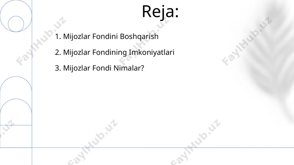 istonda, xatarlarni boshqarish samaradorligi 15% ga yaxshilandi, bu esa 2023 yilgi prognozlarda aks etgan. xatarlarni boshqarish strategiyasi 30% gacha investitsiya portfelining yo'qotishlaridan himoya qilishga imkon beradi, bu esa toshkent fond birjasidagi operatsiyalar uchun muhimdir. 2022-yilda o'zbekistonning 5 ta yirik shahrida xatarlarni boshqarish bo'yicha 100 dan ortiq tadbir o'tkazildi, bu esa moliyaviy xavflarni kamaytirishga yordam berdi. 4. xatarlarni boshqarish 2022-yilgi moliyaviy hisobotlarga ko'ra, toshkent shahridagi 5 ta yirik kompaniyaning audit natijalari o'rtacha 15% xatolikni ko'rsatdi, bu esa moliyaviy axborotning ishonchliligiga shubha tug'diradi. andijon viloyatidagi qishloq xo'jaligi korxonalarining 2023-yil birinchi choragida tuzilgan moliyaviy hisobotlari audit jarayonida 30 dan ortiq noaniqlik aniqlangan bo'lib, bu hisobotlarning aniqligi va to'liqligi haqida savol tug'diradi. samarqanddagi "oltin darvoza" mchjning 2021-yilgi moliyaviy hisobotlari bo'yicha o'tkazilgan mustaqil audit natijalarida 7 million so'm miqdorida mablag'larning noto'g'ri hisoblangani aniqlandi, bu esa jiddiy moliyaviy qoidabuzarliklarni ko'rsatadi. 5. moliyaviy hisobot va audit самарқанд вилоятидаги микрокредит ташкилотларининг 20%и 2023 йилнинг биринчи чорагида ўз бозор …