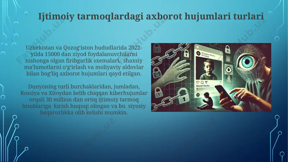 ijtimoiy tarmoqlarda axborot xurujlari va tahdidlari - Page 4