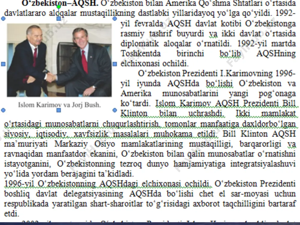 o‘zbekiston va jahon hamjamiyati. - Page 5