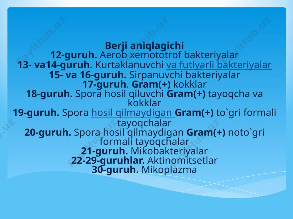 berji bakteriyalar aniqlagichi - Page 5