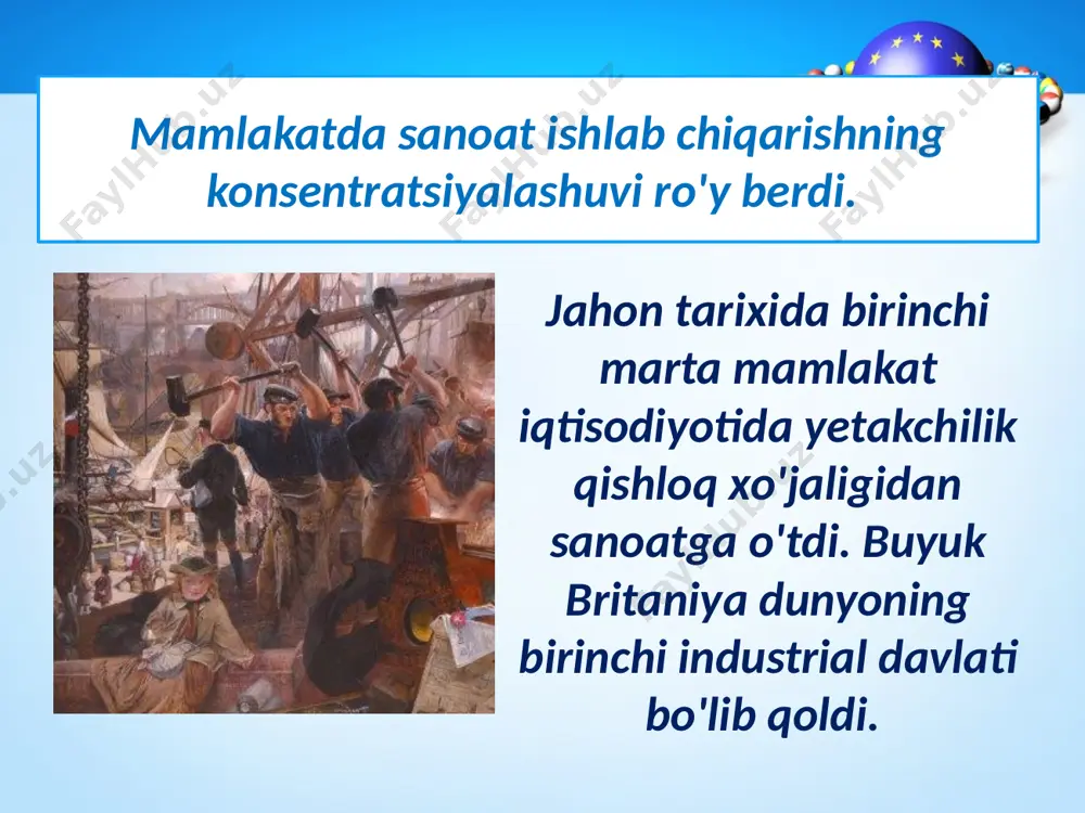 xix asrning 70-yillarigacha bo’lgan davrda buyuk britaniya. 8- sinf - Page 5