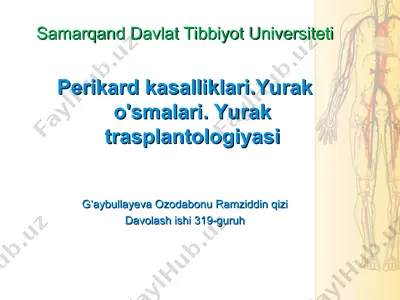 samarqand davlat tibbiyot universiteti — PPT