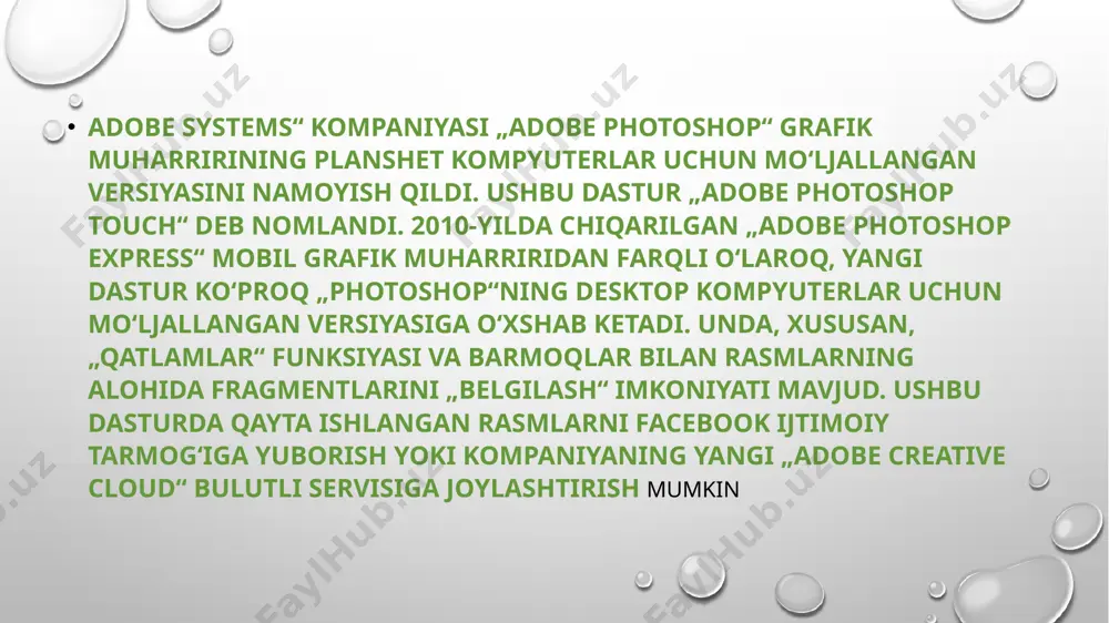 adobe photoshop dasturida qatlamlar bilan ishlash - Page 5