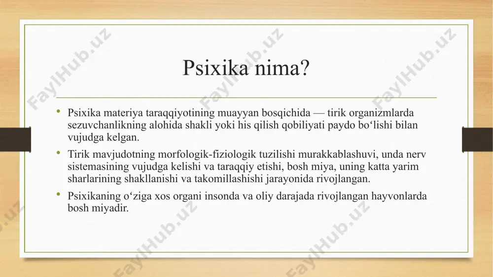 psixikaning filogenetik taraqiyot - Page 5