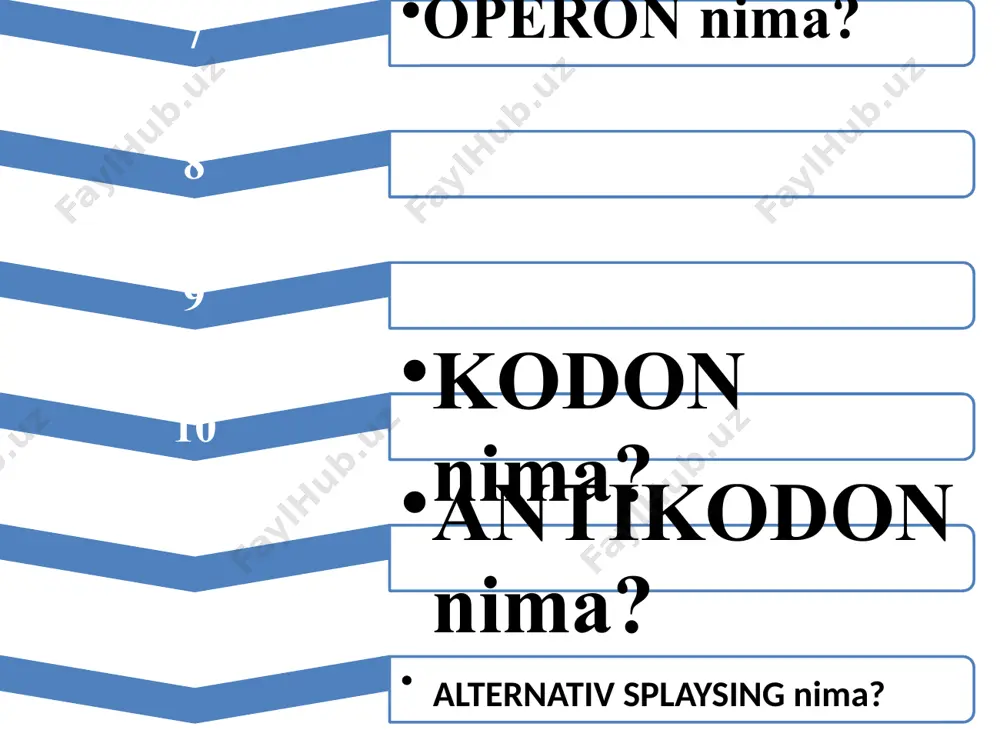 lish usullari sun’iy sharoitda rekombinant dnk olish va genlarni klonlash ilk bor 1972 yilda aqsh olimlari boyer va koen tomonidan amalga oshirilgan. bu olimlar e.coli bakteriyasining xromosoma dnksiga va shu bakteriya plazmidasiga alohida idishlarda ecori restriktaza fermenti bilan ishlov berganlar. plazmida tarkibida faqat 1 dona ecori restriktaza fermenti tanib kesadigan maxsus nukleotidlar izchilligi bo’lganligi sababli ferment plazmidaning xalqasimon dnk qo’sh zanjirini faqat bir joydan kesib, plazmidani «yopishqoq« uchli ochiq holatga o’tkazadi. xromosoma dnk molekulasida ecori restriktaza fermenti taniy oladigan maxsus nukleotidlar izchilligi qanday bo’lsa, bu molekula shuncha bo’lakka bo’linadi. hujayra biotexnologiyasi – hujayra, to’qima va protoplastlarni ishlatishga asoslanadi. hujayralarni manipulyasiya (faoliyatiga qandaydir o’zgarishlar kiritish) qilish uchun, ularni o’simlikdan ajratib olish o’simlik organizmidan tashqarida yashashi va ko’payishi uchun sharoit yaratib berish lozim. ajratib olingan hujayra va to’qimalarni sun’iy ozuqa muhitida, steril sharoitda (in vitro) o’stirish, usuli ajratilgan to’qimalar kulturasi deb nom oldi va ularni biotexnologiyada ishlatish mumkinligi sababli, katta ahamiyat kasb …
