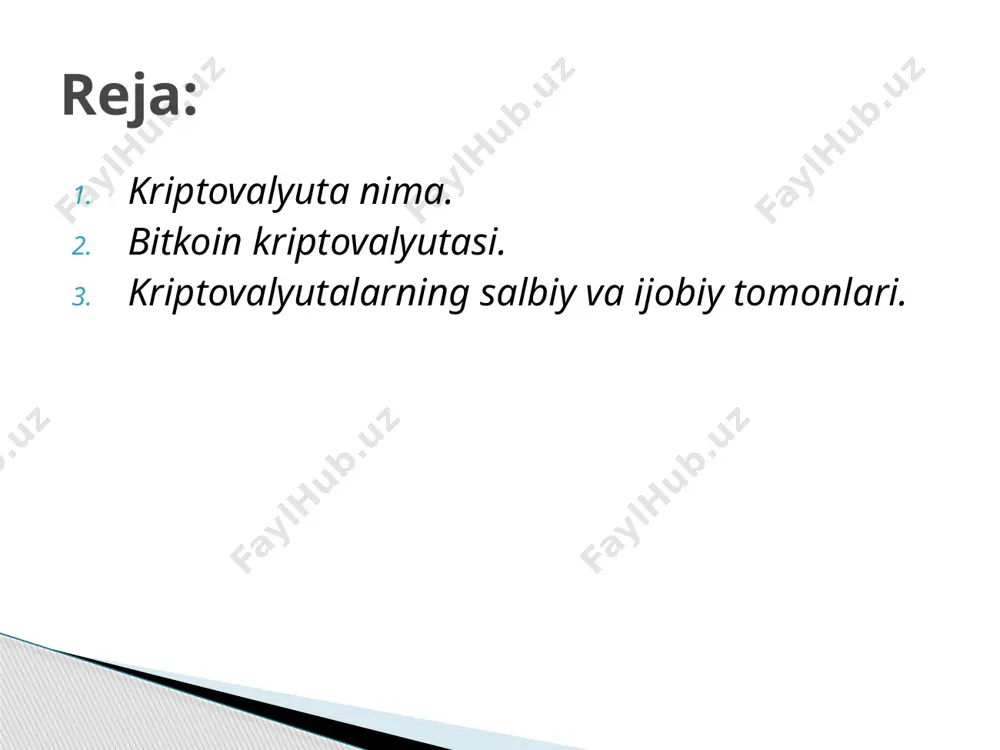 nsepsiyasini taqdim etdi. uning asosiy tamoyillari – barcha ishtirokchilar uchun anonimlik, firibgarlikdan himoya qilinganlik va nazorat qiluvchi tashkilotlardan mustaqillikdan iborat edi. bitkoin tarmog’i o’zaro bog’langan tranzaksiyalar bloklaridan iborat. har bir keyingi blok avvalgisi haqida ma’lumotni o’z ichiga oladi, shuning uchun siz ularni bitta zanjirga qurishingiz va ilgari amalga oshirilgan barcha operatsiyalar haqida ma’lumot olishingiz mumkin (lekin bitkoinlar egalari haqida emas). bitkoin kriptovalyutasi yangi bloklarni yaratish jarayoni mayning (konchilik, qazish) deb ataladi. keyingi blok tarmoqda paydo bo’lishi uchun oldin u blok uchun kriptografik imzo yaratish kerak. mukofot sifatida siz yangi bitcoin olasiz. aytgancha, ularning emissiyasi cheksiz jarayon emas. oldindan ma’lumki, jami 21 milliondan ortiq bitkoin yaratilishi mumkin emas. dastlab, bloklarni yaratish nisbatan oson edi va bitta mayner ham buni qilishi mumkin edi. vaqt o’tishi bilan murakkablik o’sib bordi, mayning qilish katta hisoblash quvvatini talab qila boshladi, shuning uchun maynerlar birgalikda pool larga qo’shila boshladilar va birgalikda yangi bitcoinlarni yarata boshladilar. kriptovalyuta …