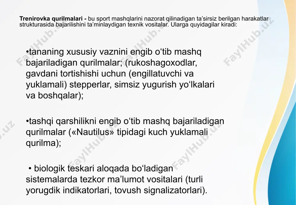 sport biomechanics va metrology fanidan taqdimot - Page 5