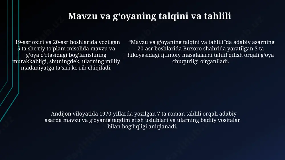 adabiy asarda mavzu va gʻoya - Page 5