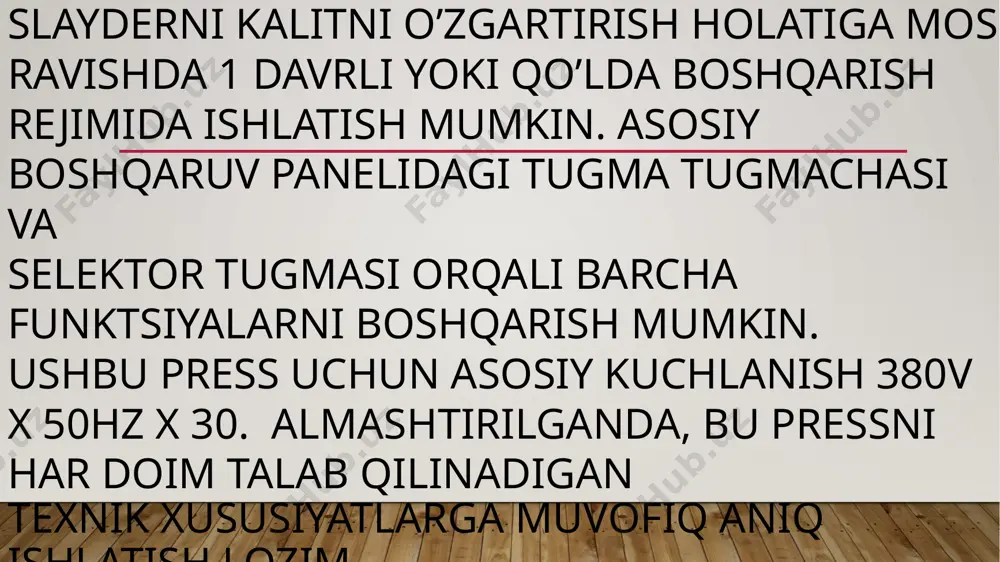 4-ustunli gidravlik press - Page 5