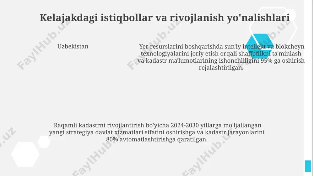 kadastr sohasining rivojlanish tarixi - Page 5