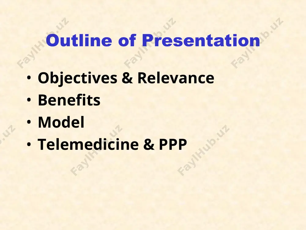 : the model patient under treatment physician treating the patient a remote telemedicine console having audio visual and data conferencing facilities nodal hospital referral hospital pots / isdn / leased line / vsat an expert / specialised doctor a central telemedicine server having audio visual and data conferencing facility * digital camera doctor / patient scanner printer electronics microscope ecg machine electronics stethoscope pstn / leased line / isdn / vsat specialist doctor digital camera scanner printer web cam web cam nodal center referral center system schematic * sequence of tele-consultation patient in patient visits opd local doctor checks up patient receives treatment and is not referred to telemedicine system patient referred to the telemedicine system (some special investigations may be suggested) patient visits telemedicine data-entry console. operator enters patient record, data and images of test results, appointment date is fixed for online telemedicine session out out offline data transfer …