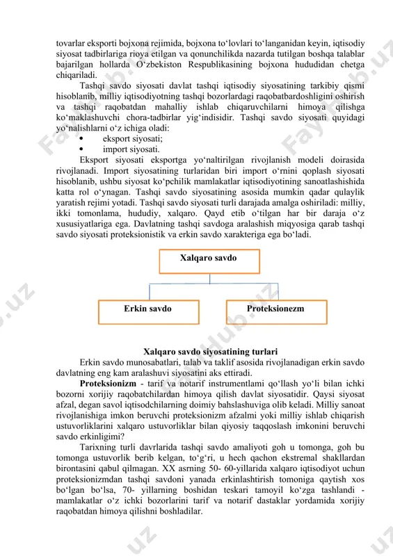 hirilgan qayta hisob-kitoblarda tashqi savdo siyosati xususiyatlari inobatga olingan va v.leontev paradoksining samarasini 5% ga qisqartirishga erishilgan. v.leontev tadqiqotlarida aqsh aholisining didi-atvori inobatga olinmagan. amerikaliklar kapital sig‘imkorligi yuqori bo‘lgan tovarlarni yaxshi ko‘rishadi va o‘zlarida ko‘p bo‘lishiga qaramasdan xorijdan bunday tovarlarni sotib olishadi. aholi xohishi, didining xalqaro savdoga ta’siri xeksher-olin nazariyasida o‘rganilmagan va shu sababli bunday sharoitda xalqaro savdoni boshqa modellar orqali o‘rganish zarur. ba’zi tovarlarni ishlab chiqarishda omillarning bir-birining o‘rnini bosish darajasi yuqori bo‘ladi. bunday sharoitda bitta tovarni ishlab chiqarish kapitalga boy mamlakatlarda ko‘proq kapital talab qilishiga, mehnat resurslariga boy mamlakatlarda esa ko‘proq mehnat resurslarini talab qilishiga olib keladi. masalan, aqshda sholi etishtirish ilg‘or texnologiya yordamida amalga oshirilganligi bois, bu tovar aqshda kapital sig‘imkorligi yuqori tovarlar guruhiga kiradi, vetnamda esa sholi ishlab chiqarish asosan mehnat resurslaridan foydalanishga asoslanganligi uchun sholi yuqori mehnat sig‘imkorligiga ega bo‘ladi. chunki vetnamda sholi asosan qo‘l mehnati yordamida yetishtiriladi. jahon biznesida import va eksportning ahamiyati. import …