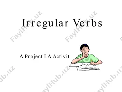 irregular verbs — PPT