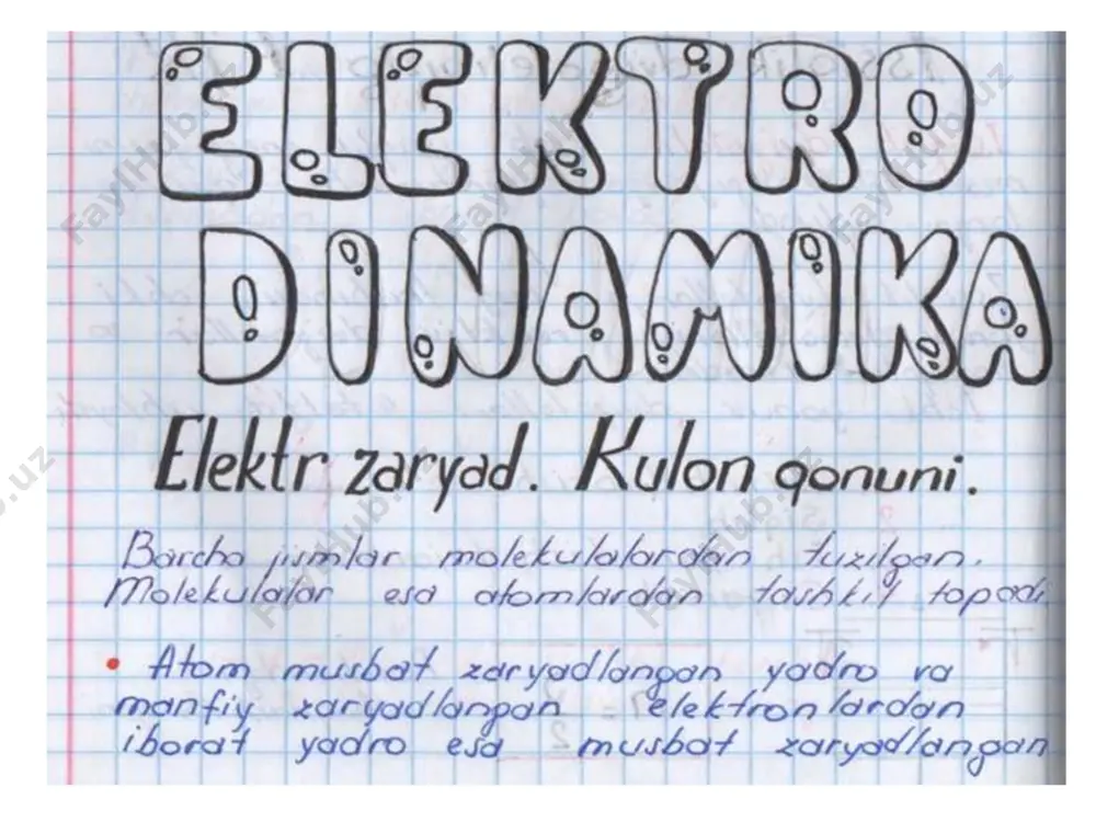 elektrostatika bo’limiga doirmasalalaryechish - Page 2