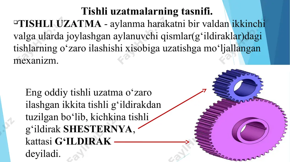 tishli uzatmalar haqida umumiy tushunchalar - Page 3