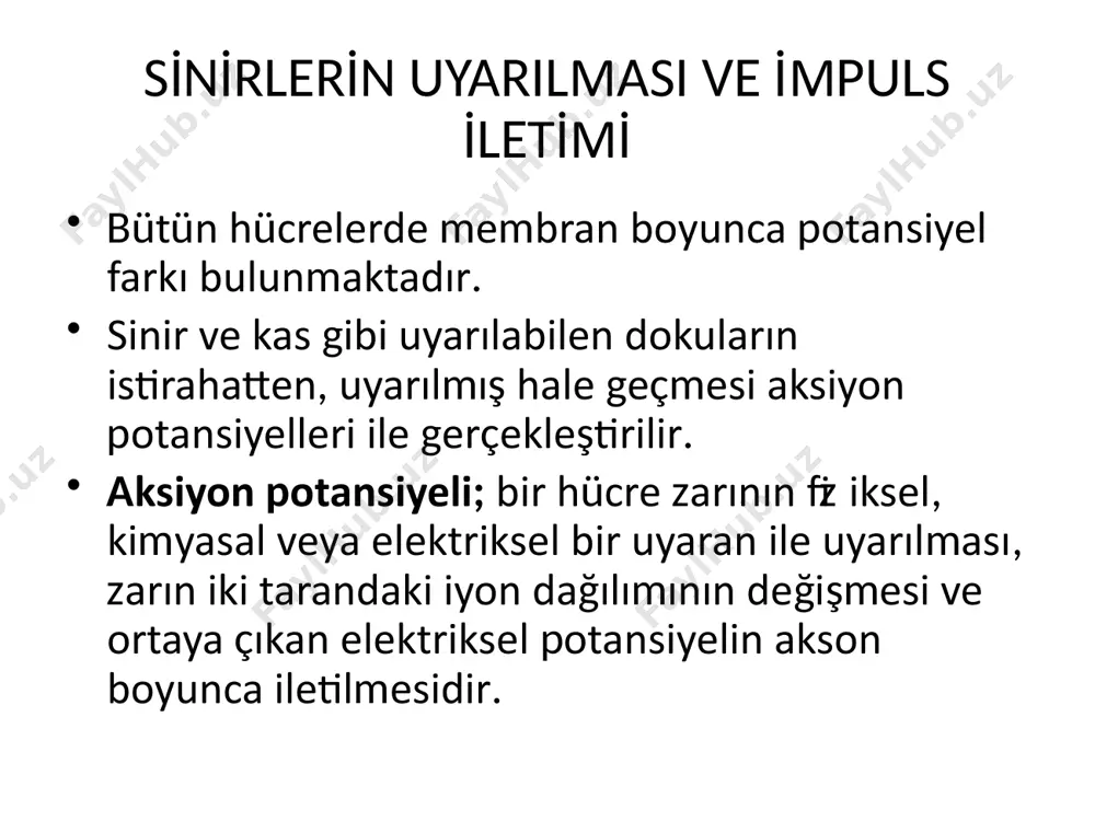 galvani̇ a-kesi̇kli̇ galvani̇ düz akımın en çok kullanılan modifiye şeklidir. modifikasyonu triod lambalarla yapılır. akımın başlangıç ve bitiş noktaları düzenli aralıklarla birbirini takip eder şiddetin iniş ve çıkışı ani olan kesikli galvaniye rektangüler kesikli galvani denir. devreye kondansatör ilavesiyle şiddeti yavaşça yükselip alçalan akım elde edilir ki, buna trapezoid(üçgen,progresif) kesikli galvani denir. akımın geçiş süresi ve sıklığı ayarlanabilir. surge edi̇lmi̇ş galvani̇ şiddeti yavaş yavaş artar ve azalır. stimulusun zamanı uzundur. modifiye galvanik akımların fizyolojik etkileri 1- duyu sinirleri üzerine; uyarma etkileri fazladır. refleks vazodilatasyonu sonucu eritem meydana getirirler. 2- motor sinirler üzerine; o sinirin inerve ettiği kasta kontraksiyon meydana getirirler. 3- denerve kaslar üzerine; denerve kaslar modifiye düz akımlara daima cevap verirler. meydana gelen kontraksiyonlar sürüncemelidir. 4- kutup etkileri; düz galvanideki gibi(-) kutup, (+) kutuptan daha etkilidir. denervasyon alt motor nöron lezyonu periferik sinir lezyonu periferik sinir lezyonu; periferik sinirin anatomik ve/veya fizyolojik bütünlüğünün bozulmasıdır. akson hasarı ve konnektif doku …