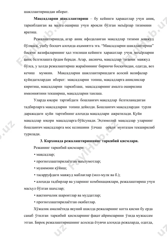 режалаштириш бошқарув воситаси сифатида - Page 3