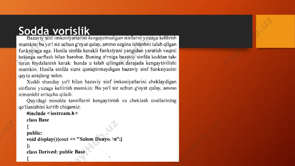 vorislik usullari, mexanizmlari va yangi tiplarnianiqlash - Page 5