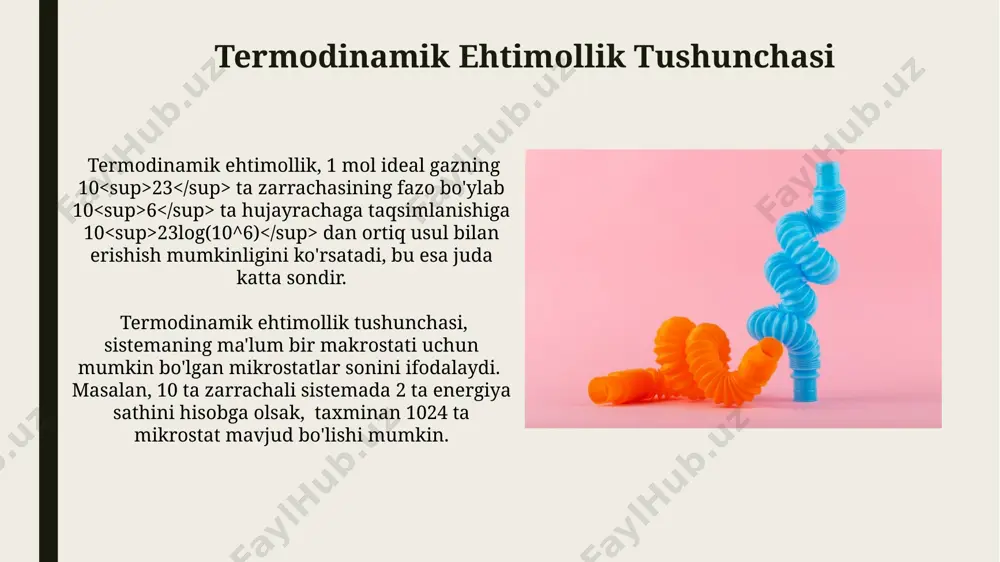 termodinamik ehtimollik tushunchasi - Page 5