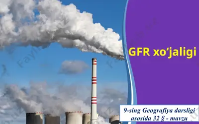 gfr xo‘jaligi . 9 - sinf — PPTX