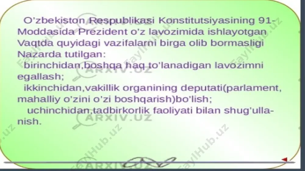 xurramova sabrinaning òzbekistonning eng yangi tarixi fanidan tayyorlagan taqdimoti - Page 5