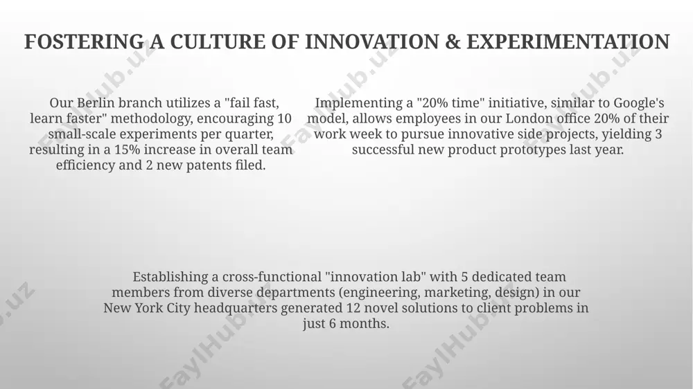 ng new virtual workspaces in sectors like architecture (e.g., japan) and design (e.g., california). ai-powered talent matching platforms are improving recruitment efficiency by 30% in countries like the uk and germany, leading to more personalized job searches and faster hiring processes for companies of all sizes. by 2030, 70% of australian jobs will require significant upskilling or reskilling due to automation, prompting a surge in micro-credentialing programs and online learning platforms across sydney and melbourne. enhancing communication & transparency implementing a project management software like asana in our 15-person london office boosted team communication by 30%, significantly reducing email overload and improving task visibility across multiple projects. our sydney team adopted a "feedback sandwich" method, providing constructive criticism framed by positive reinforcement, resulting in a 10% increase in employee engagement scores and improved communication quality based on 2023 surveys. utilizing a daily 15-minute "stand-up" meeting across all 3 departments in …