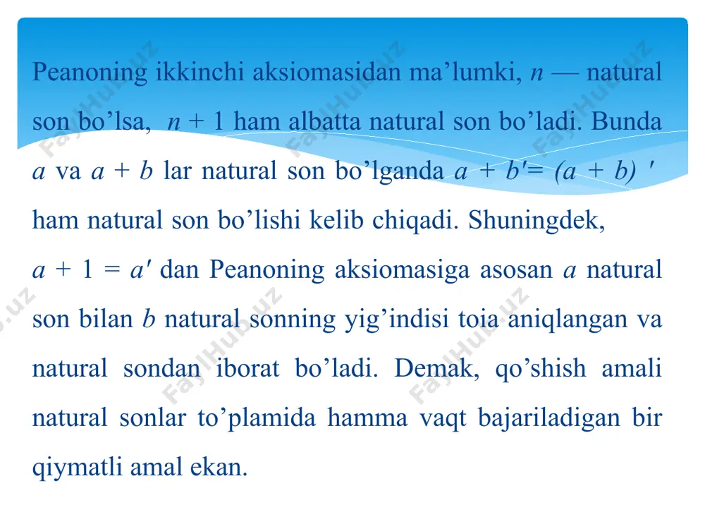 nomanfiy butun sonlar ustida bajariladigan arifmetik amallar xossalarini isbotlash - Page 4