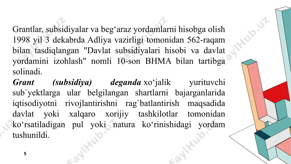 maqsadli tushumlar hisobi - Page 5