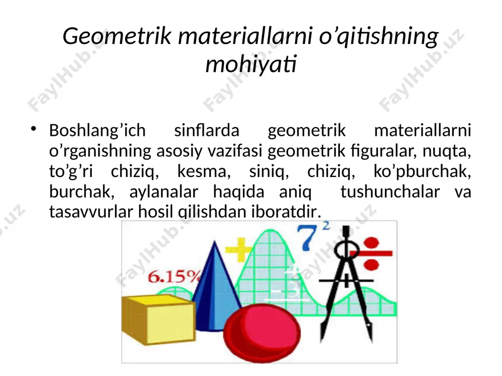 geometrik materiallarni o’qitish metodikasi - Page 5