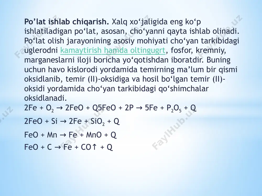 po’lat ishlab chiqarish - Page 4