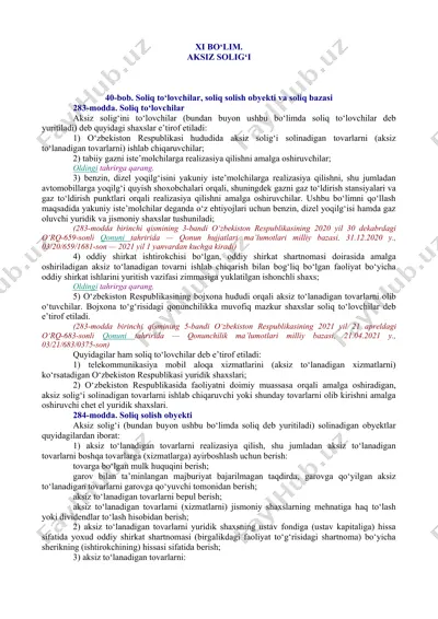 aksiz solig‘i — DOC