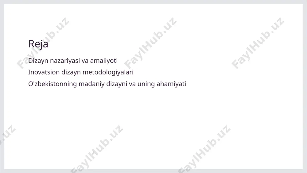u dizayn jamiyatimizning yorug‘lik va taraqqiyotini namoyish etadi. 3 tarixiy dizaynning rol va muammolari tarixiy dizayn, o‘zbek xalqining qadimiy san'ati va madaniyatining asosiy qismi hisoblanadi. bu tariyhiy dizaynning muhimliği va uning jamiyatga o‘tishi muhimdir. 4 madaniy dizaynning san'at turi madaniy dizayn, san'at va fikrning birgalikda jamiyatga o‘tishi bilan bog‘liqdir. bu san'at turi jamiyatimizning identifikatsiyasini saqlaydi va uning tarixiy o‘ziga xosliklarini namoyish etadi. innovatsion dizaynning tarixiy o‘zgarishlari innovatsion dizaynning tarixiy o‘zgarishlari shu erda ko‘rinadi. o‘zbek dizaynida tarixiy rivojlanishlar, mahsulot dizayni va texnika innovatsiyalar alohida e'tibor qozonadi. misol uchun, g‘ijduvonlik asoslari va qadriyatli ranglar dizaynda katta o‘zgarishlarga sabab bo‘ldi. photo by dada_design on unsplash kreativlik va innovatsiya: bir-biriga o‘xshashmi? 01 kreativlik kreativlik, yangi ideyalar va yaratuvchilik bilan bog'liqdir. bu dasturxonada yangi yaratish usullarini o'rganish va rivojlantirish muhimdir. 02 innovatsiya innovatsiya, yangiliklarni amalga oshirish va o'zlashtirishni ta'minlaydi. bu jarayon dizaynda yangi yechimlar va texnologiyalar qo'llashni talab qiladi. 03 bir-biriga o‘xshashmi? kreativlik va innovatsiya …