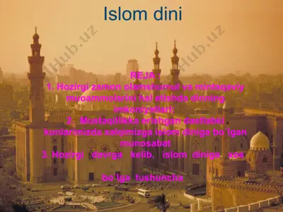 islom dini — PPTX