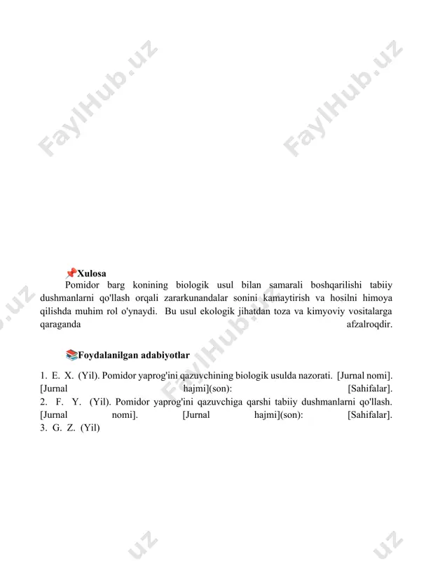 pomidor barg qazuvchisini biologik nazorat qilish - Page 5