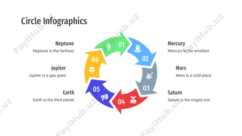 circle infographics – venus - Page 5