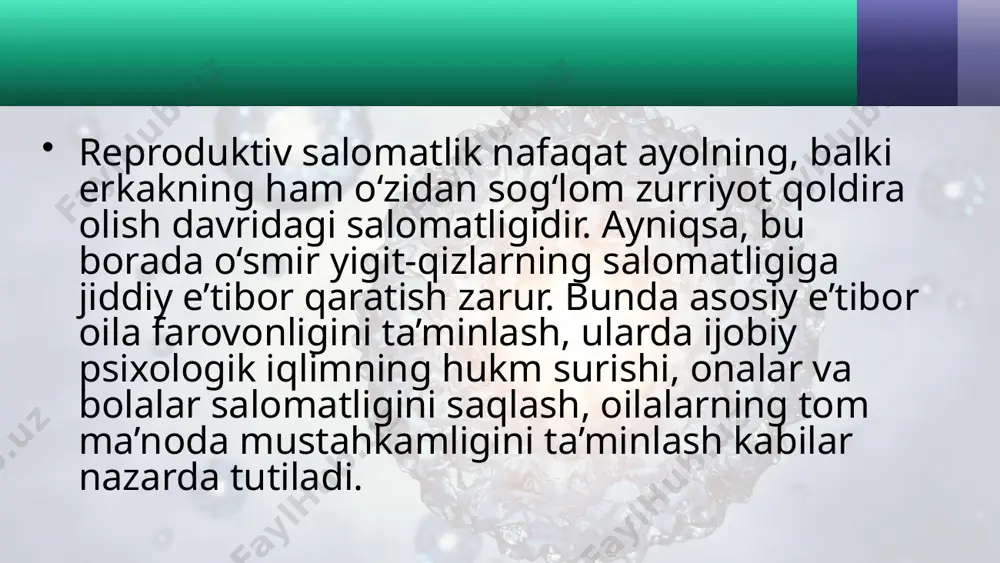 reproduktiv salomatlik - Page 5