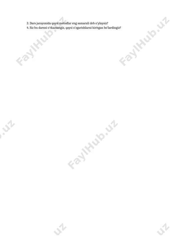 darsning reja-konspekti va texnologik xaritasi - Page 2