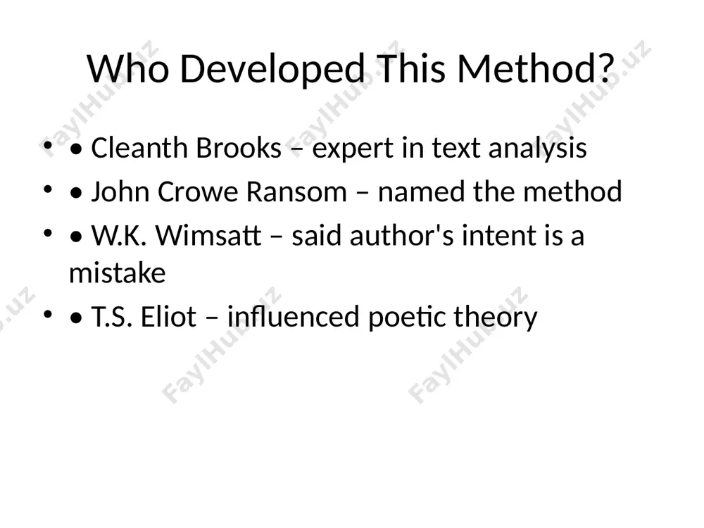 new criticism – a new way to study literature - Page 5